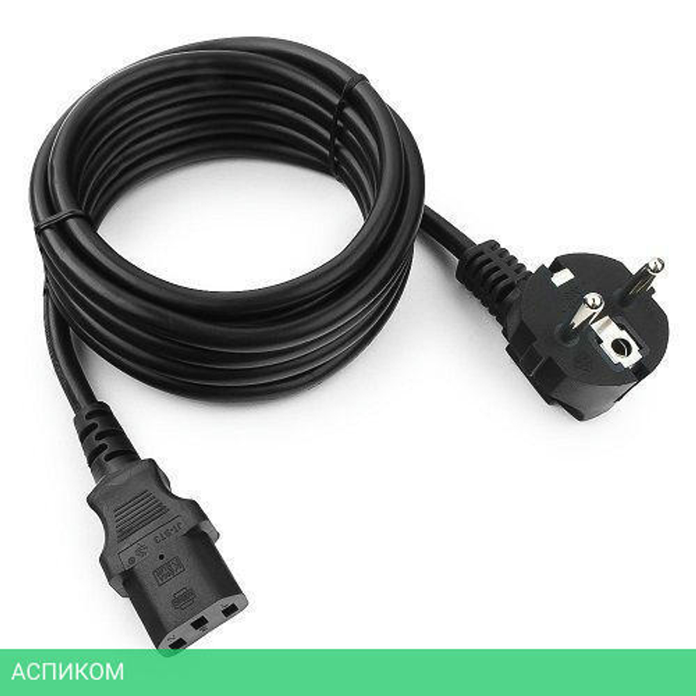 Кабель питания Cablexpert PC-186-VDE-1M черный