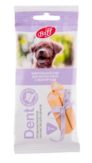 Titbit Dent Снек жевательный для щенков мелких и средних пород с Йогуртом 40 гр