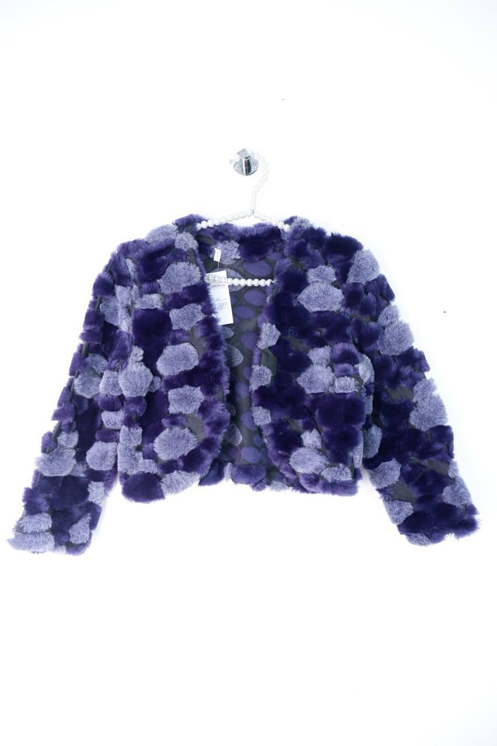 Накидка меховая красивая, маркировка S, визуально 44 размер