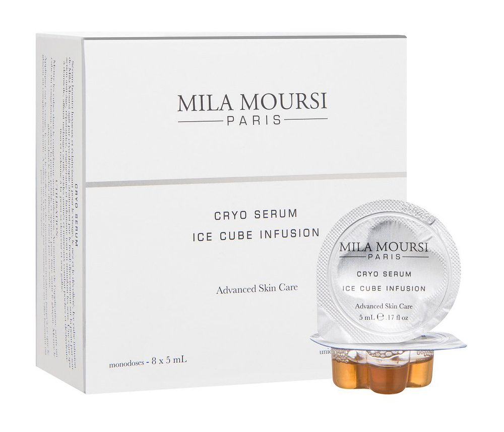 Mila Moursi Крио сыворотка мгновенного действия с Витаминами и Аминокислотами Cryo Serum Ice Cube Infusion NEW 8x5 мл