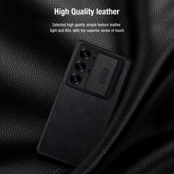 Кожаный чехол-книжка Nillkin Leather Qin Pro для Samsung Galaxy S25 Ultra