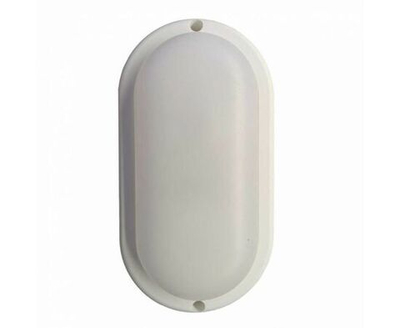 Светильник влагозащищенный 12W IP65 6500К (160*85х35) овал, светодиодный настенно-потолочный, герметичный для использования в сухих ,а так-же влажных помещениях.