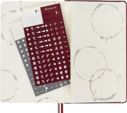 Блокнот Moleskine Passion Wine (PASWINE) 13х21см в подарочной коробке, цвет — винный