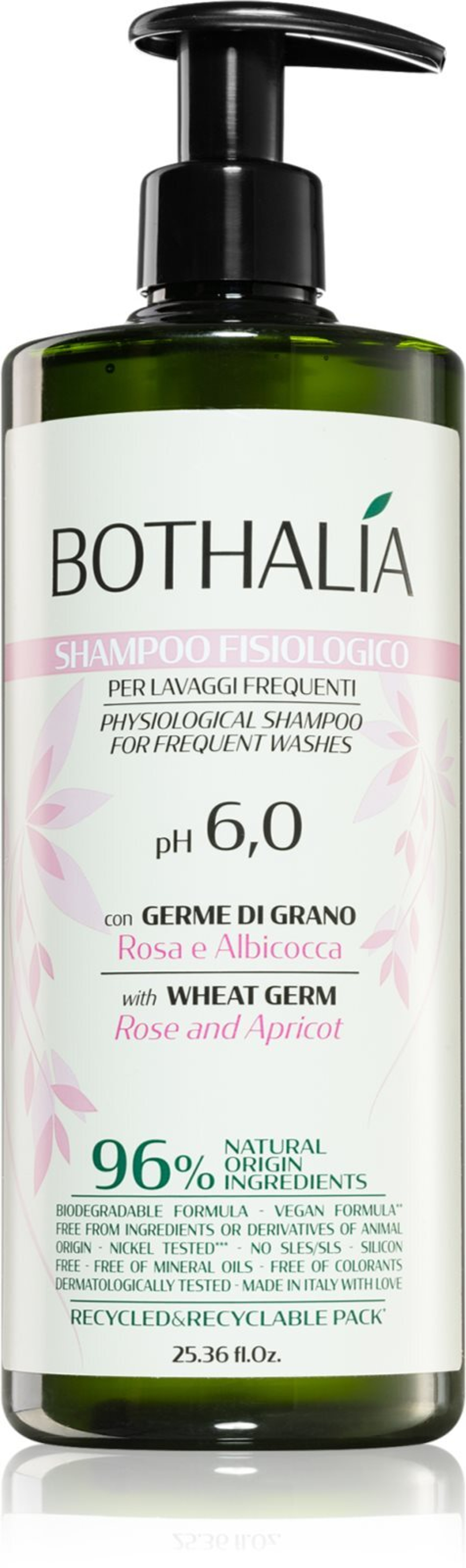 Brelil Numero Bothalia Physiological Shampoo - мягкий очищающий шампунь /   750  ml  / GTIN 8011935085651