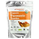 Vitamatic, Органическая куркума в порошке, 454 г (16 унций)