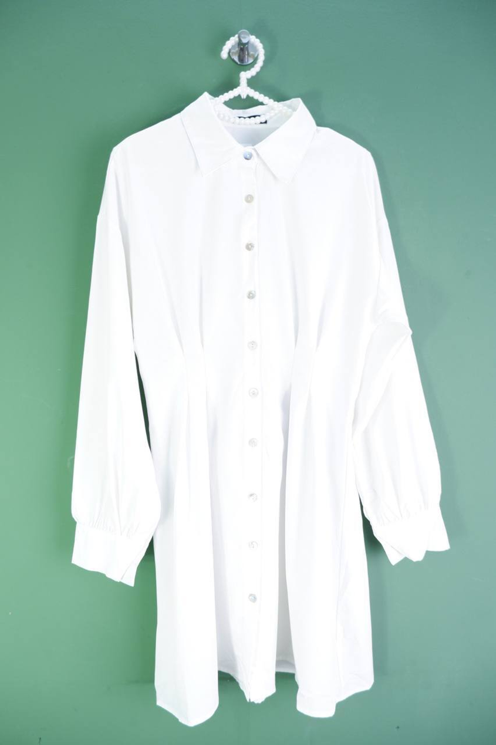 Блузка Shein длинная, маркировка 36, визуально 42 размер