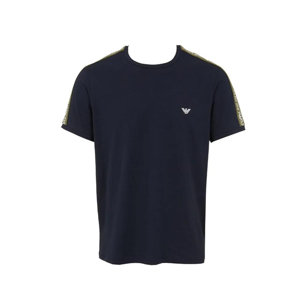 Мужская футболка темно-синяя Emporio Armani 111890_4F717 00135
