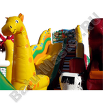 Детский надувной батут-горка "Африка"