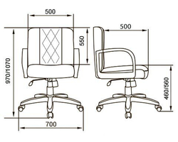 Кресло для руководителя " PARMA B LAGUNA "