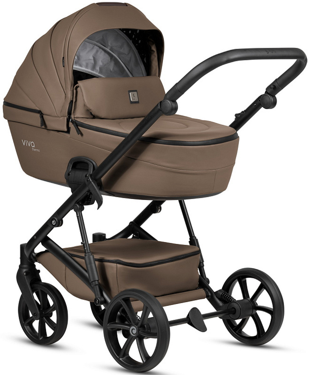 Детская коляска Tutis Viva 6 Plus Leather 2 в 1 1612083 Cedar