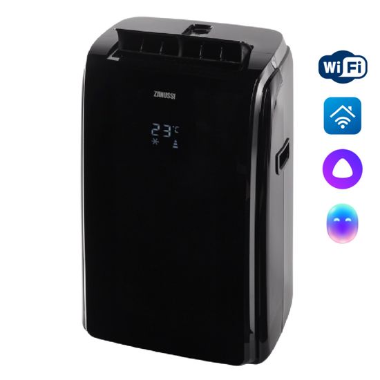 Кондиционер мобильный Zanussi Massimo Solar Black Wi-Fi ZACM-12 MS-H/N1 Black