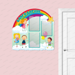 Стенд фигурный Благодарим с карманами А4 1987