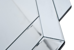 Зеркало настенное 80x80см Garda Decor с зеркальной восьмигранной рамой