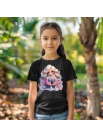 Термонаклейка на одежду, термопринт Кудряшка