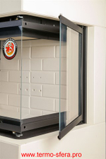 Камин РОДОС 800 СЛОНОВАЯ КОСТЬ шамот белый