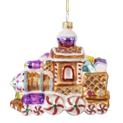 GAEM Украшение новогоднее "Пряничный паровоз", L10 W5 H10 см