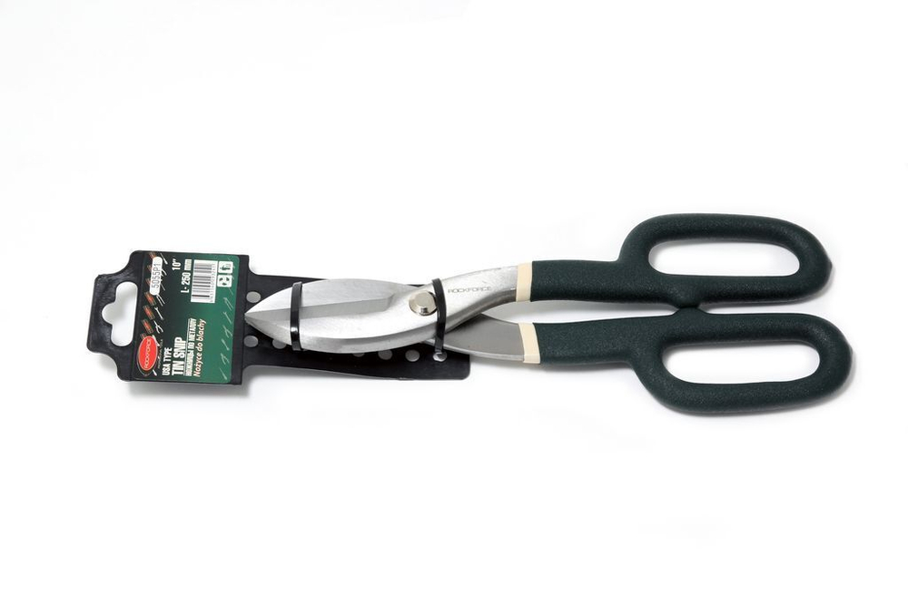 Ножницы по металлу 10''-250мм, на пластиковом держателе RockForce##Rock FORCE RF-5055P1
