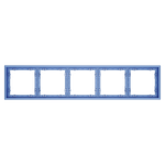 Рамка пластиковая VOLTUM S70 на 5 постов, (деним)