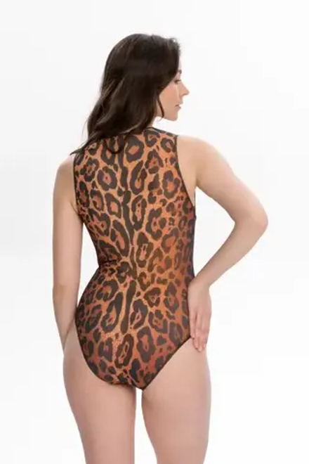 Купальник без рукава "Леопард 25"