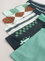 Трусы для мальчика Next E98-875, 5 шт., Зеленый, Черный, Белый