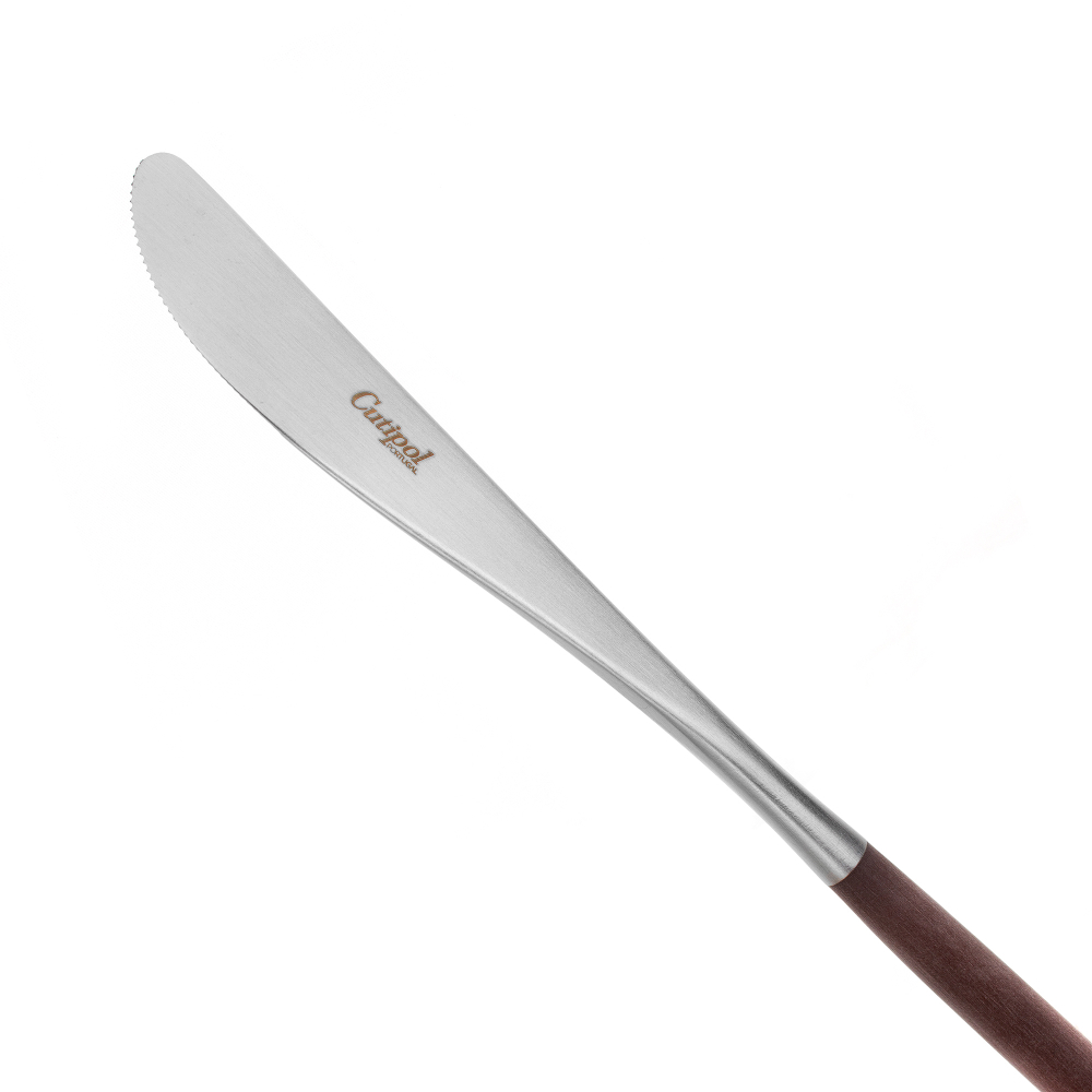 Набор столовых приборов на 6 персон 24 предмета Cutipol Mio matte brown в подарочной упаковке