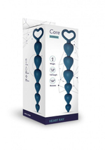 Анальная цепочка Heart Ray (кобальт) (Цвет: кобальт)