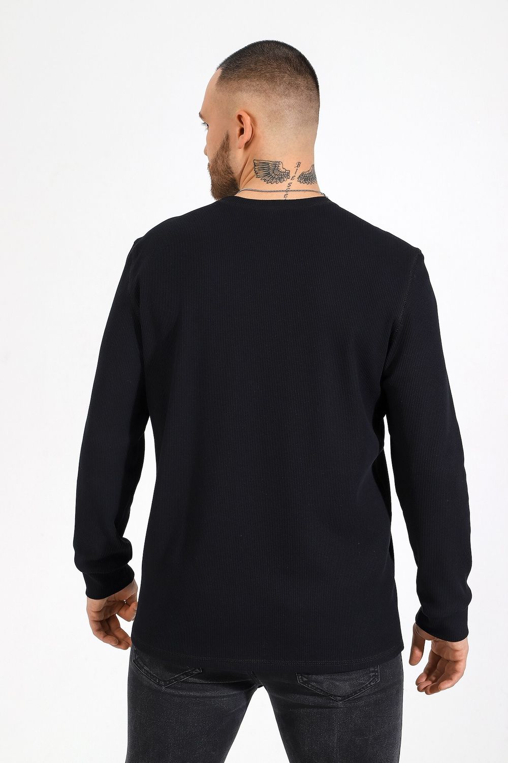 Джемпер мужской Лонг-4 Виотекс ЧЁРНЫЙ