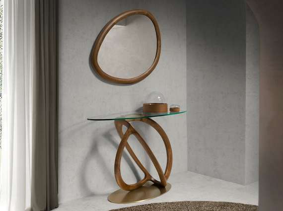 Зеркало Angel Cerda 3245, 95х75 см, орех