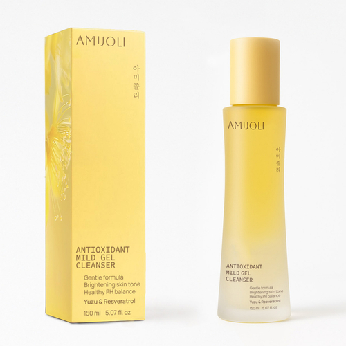 AMIJOLI Antioxidant Mild Gel cleanser Yuzu&Resveratrol Мягкий гель для умывания с экстрактом юдзу и ресвератролом 150мл