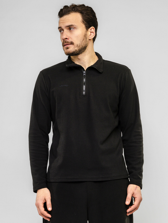 Кофта (толстовка) классическая, мужская, цвет "Чёрная скала"