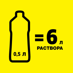 Концентрат чистящего средства RM 503 для окон, 500мл