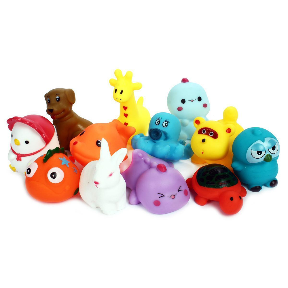 Набор игрушек для ванной 12шт, сетка 508-278