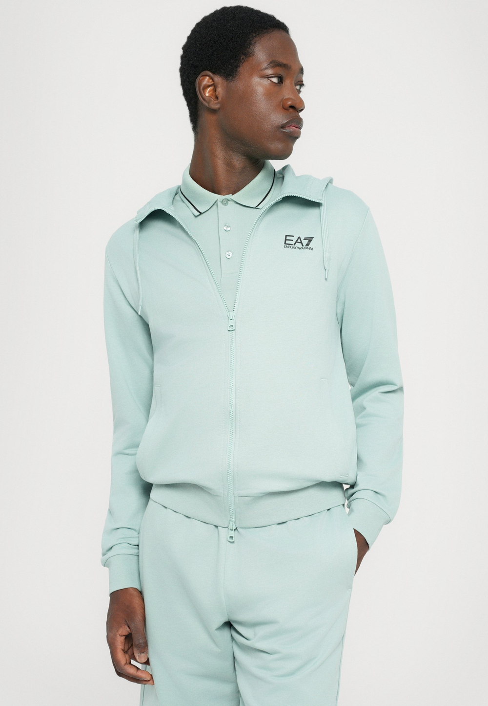 EA7 Emporio Armani UNISEX - Толстовка на молнии - Синий