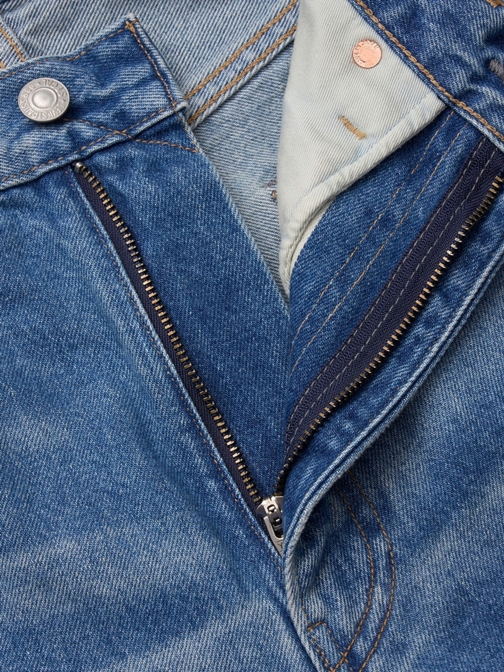 Мужские прямые джинсы Levi's 505 Regular Fit A5878-0005, Сделано в Японии