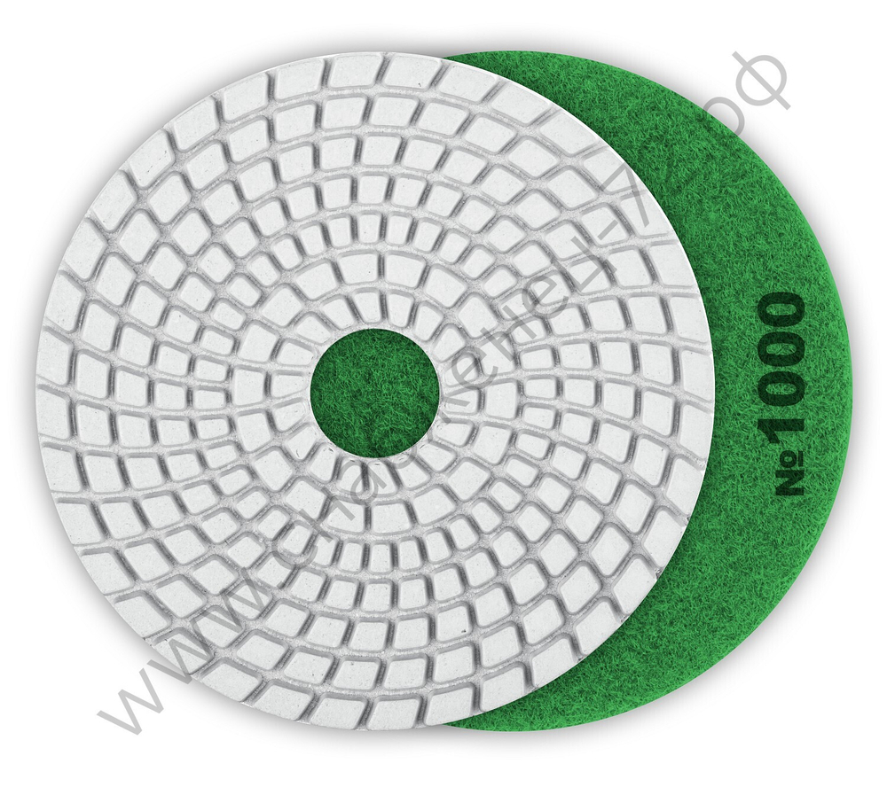 ЗУБР АГШК 125 мм, №1000, мокрое шлифование, Алмазный гибкий шлифовальный круг (29867-1000)