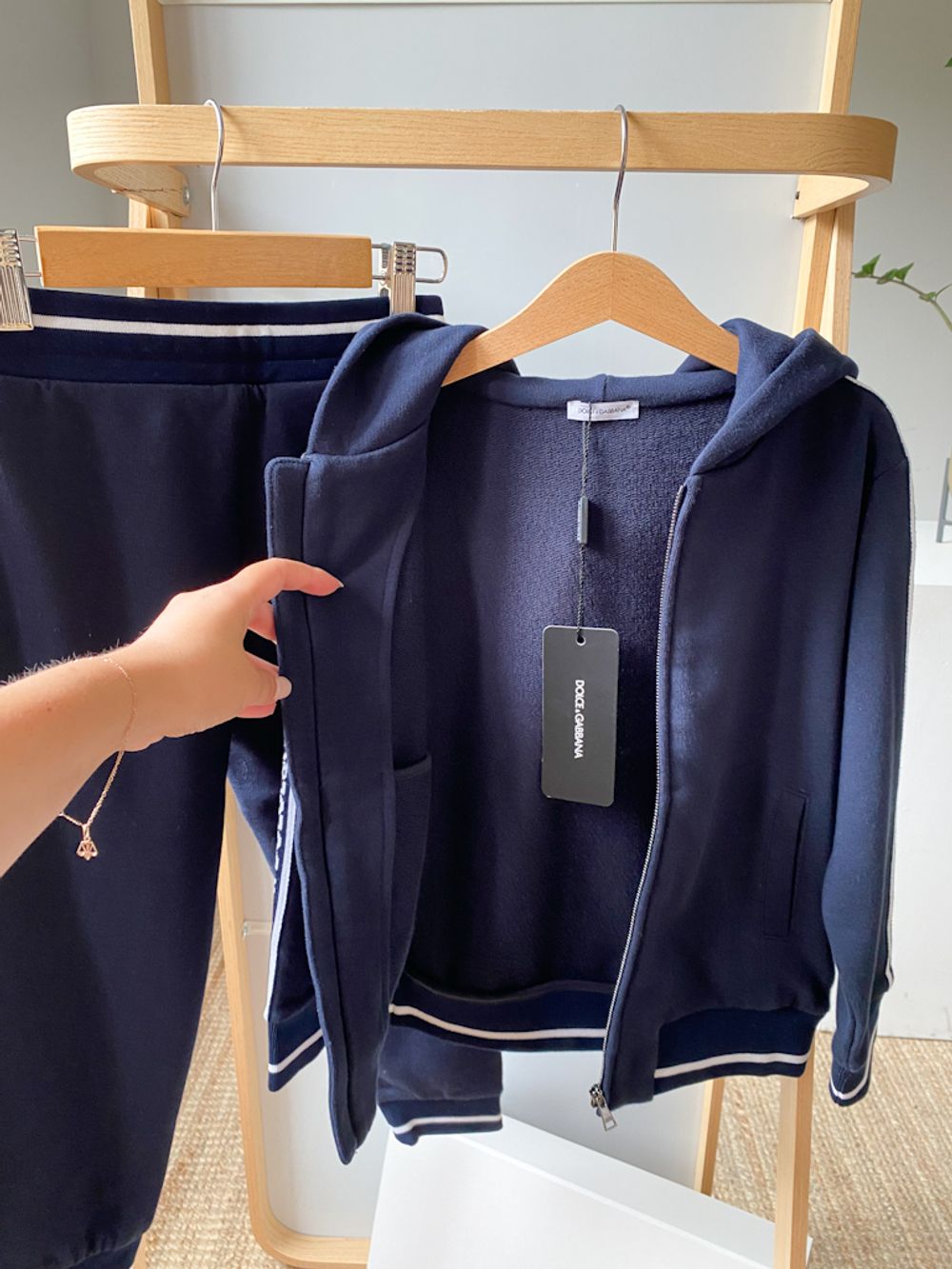 Новый хлопковый костюм Dolce&Gabbana, 110