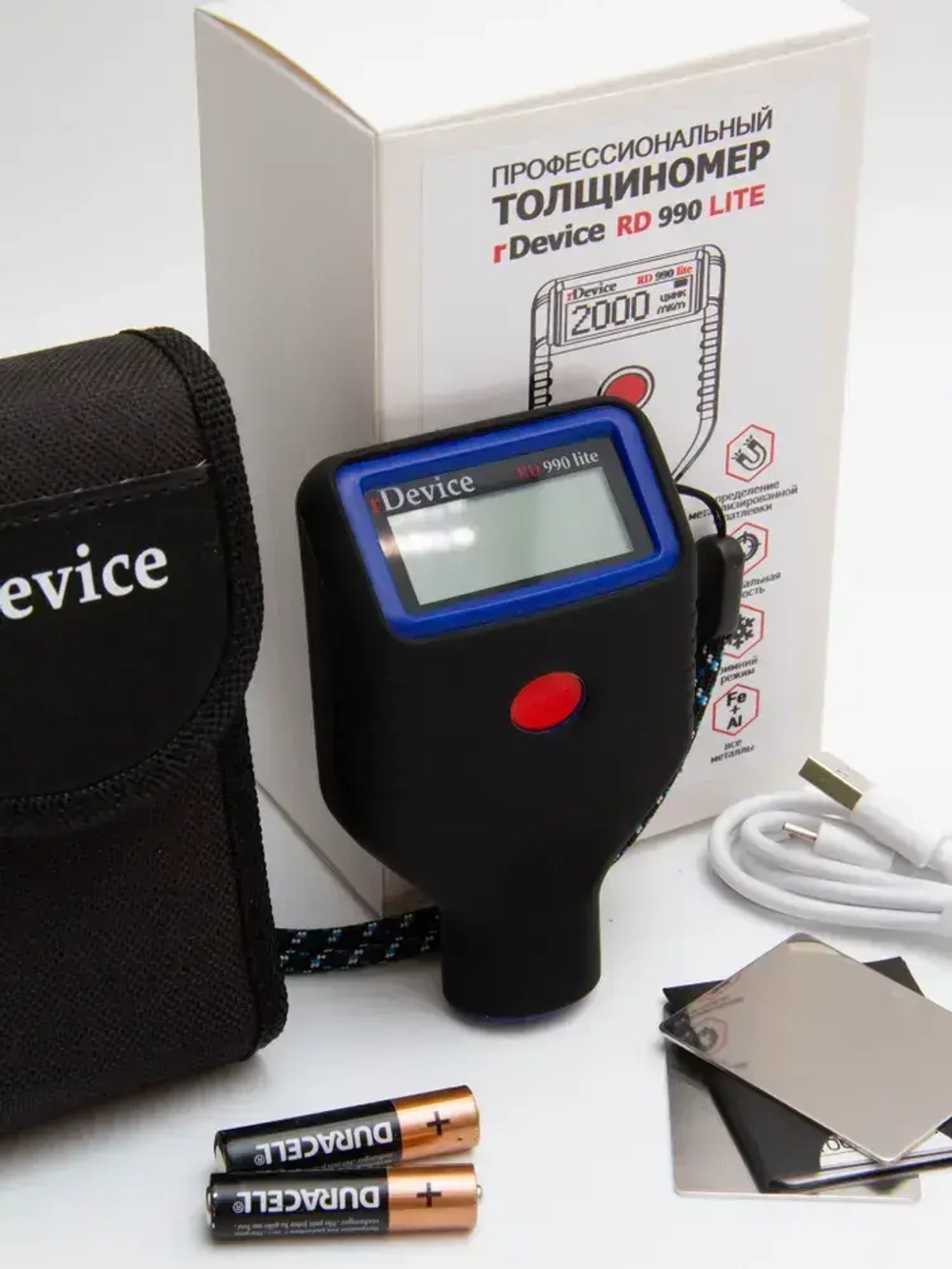 Толщиномер RDevice RD 990 Lite с чехлами