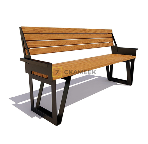 Скамейка уличная «Ижевск» (2,0 м ангарская сосна)