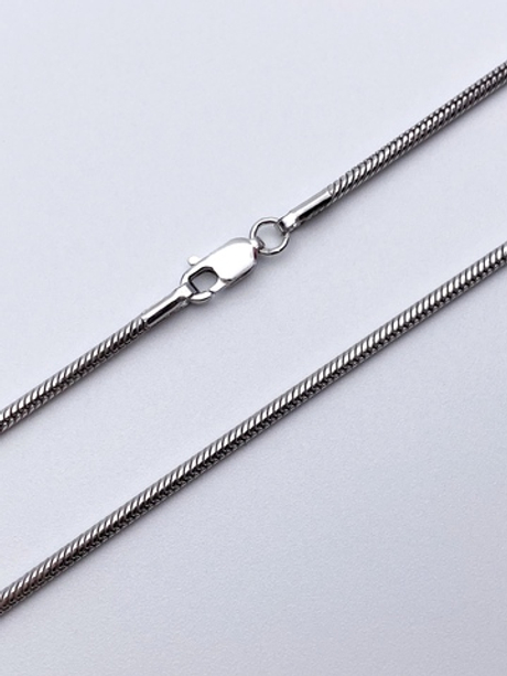 Цепь из серебра/Снейк/Родий