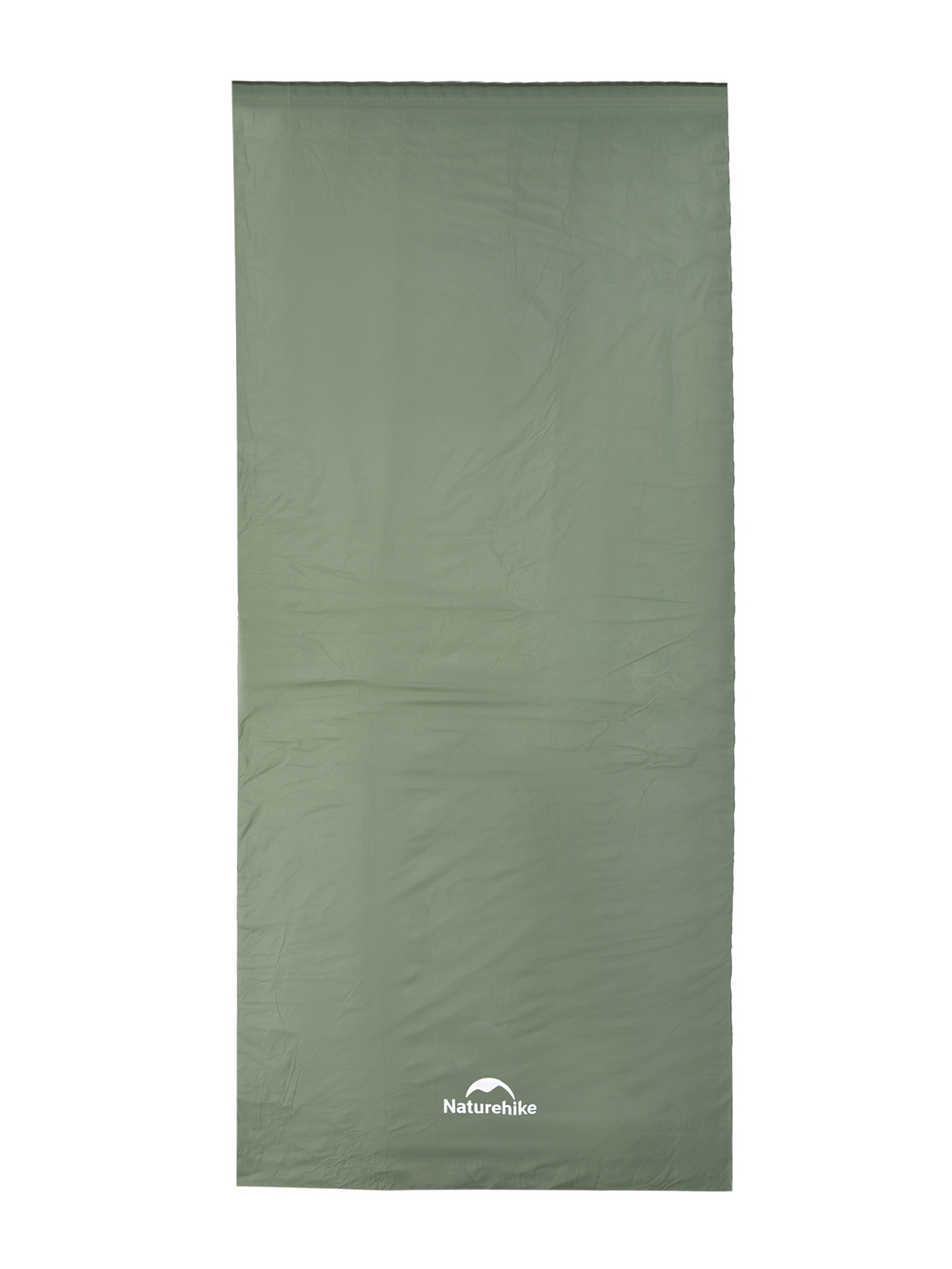 Спальный мешок летний Naturehike LW180, зеленый (NH21MSD09), молния слева
