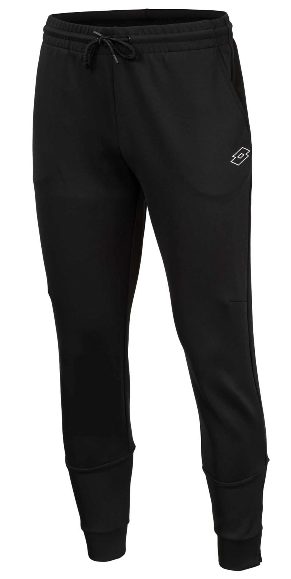 Мужские теннисные штаны Lotto Squadra III Pant - all black