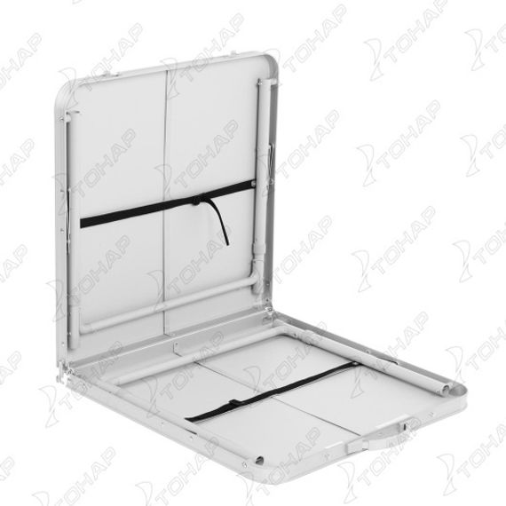 Стол складной 120x60 (АЛЮМИНИЙ) без чехла (T-21407/1-A-1) Helios (пр-во Тонар)