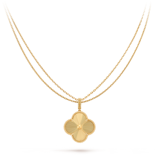 Подвеска Magic Alhambra 1 motif в желтом золоте