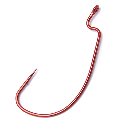 Крючок офсетный HitFish J-Red Light Hook (LH)