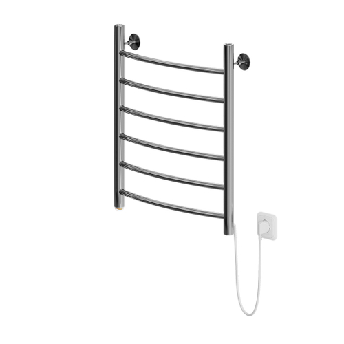 Полотенцесушитель MIXLINE CAPELLA  60х50 (кноп выключ, 255 Вт, 6 перекладин, правый) электрический