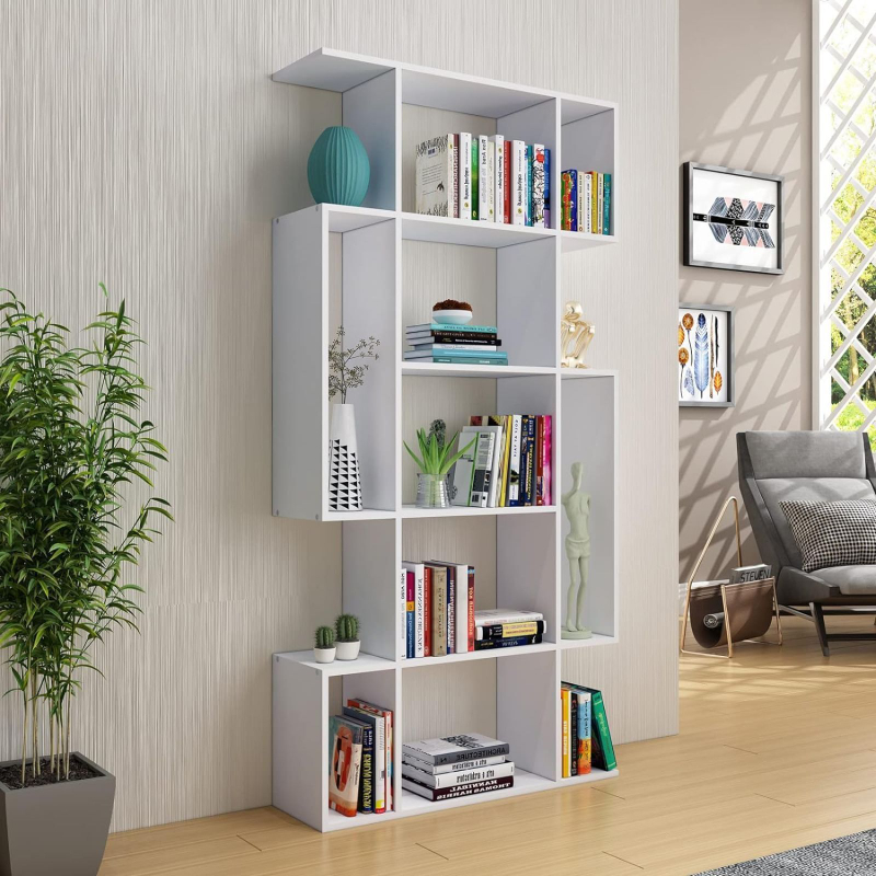 Стеллаж Марм ЛДСП цвет белый