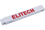Метр складной пластиковый Elitech 200см 330201