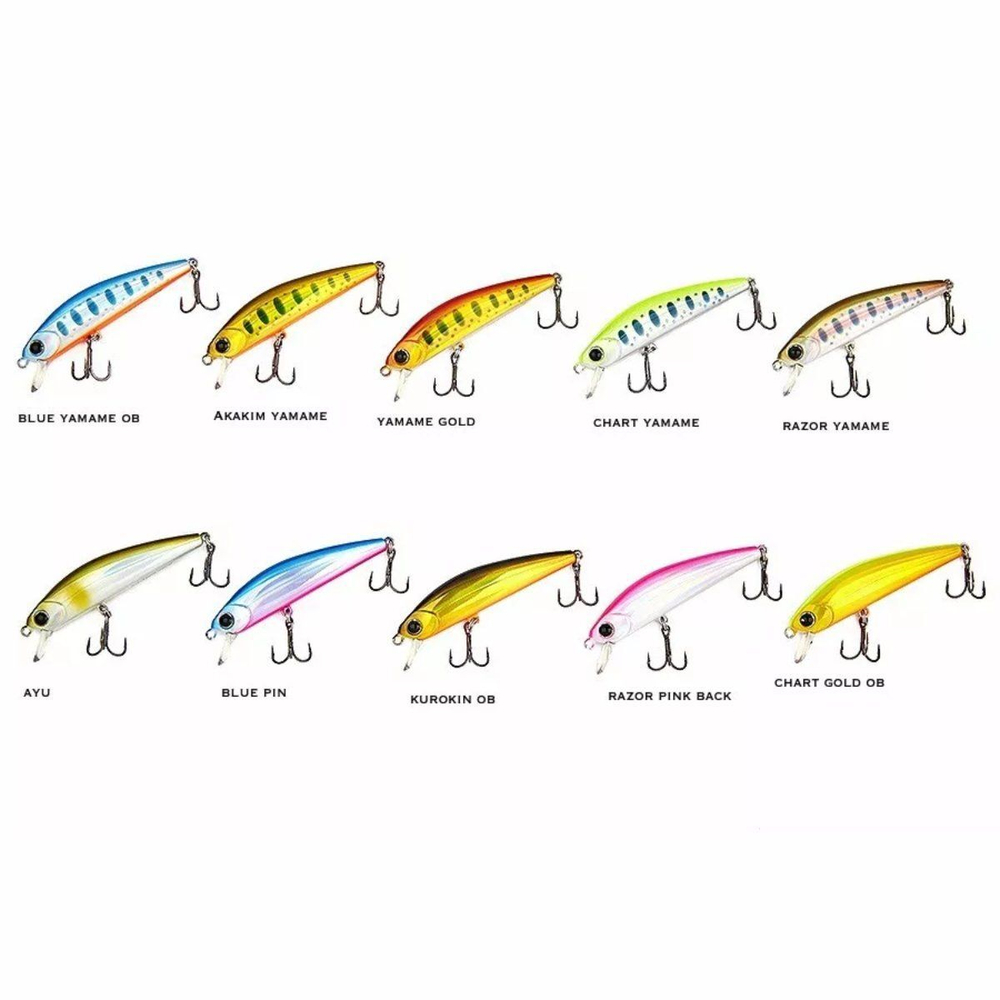 Воблер WATERLAND Jerk Sonik 55 #06 Akakin Yamame, Тонущий (Sinking)