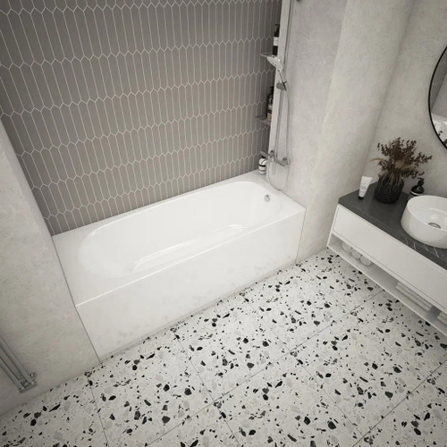 Ванна акриловая  1,7*0,7 "Storm"  (каркас+экран) (Метакам_V.One)