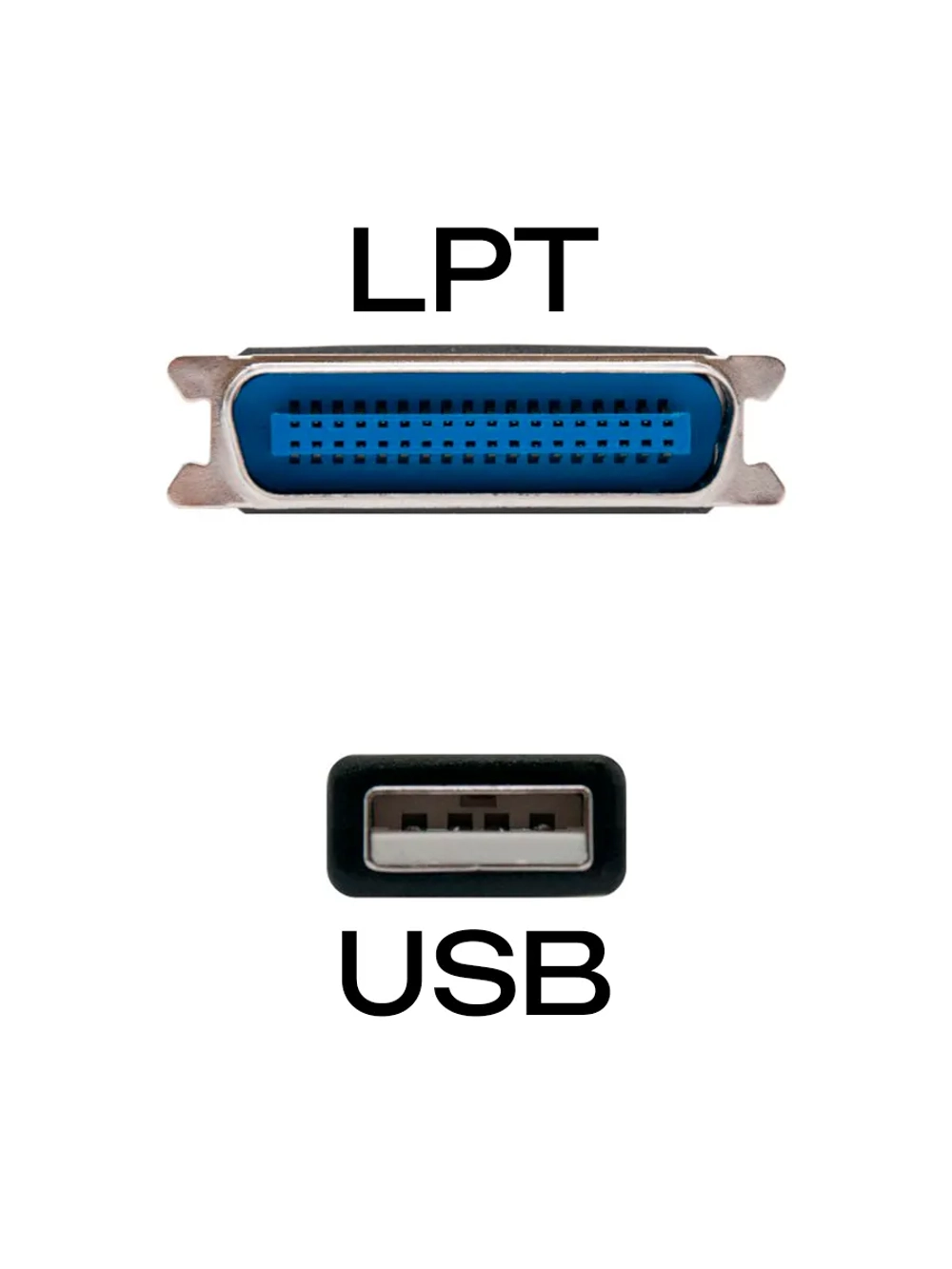 Кабель-переходник для принтера LPT (36pin) - USB (IEEE 1284)